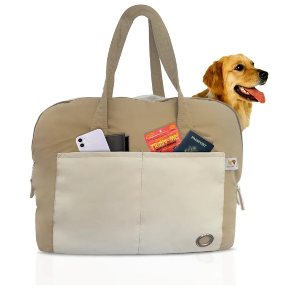 Chat & Chien Small Dog Sleep & Go Carrier Mesh Zipper Closure